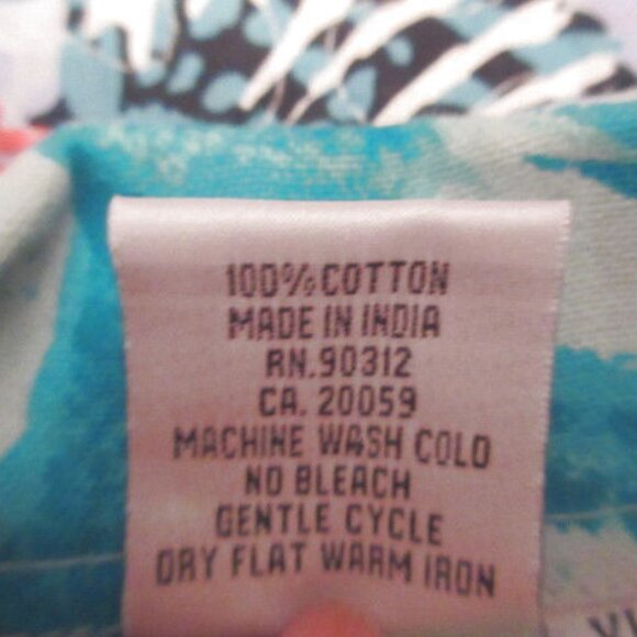 Parsley & Sage Rainbow Art To Wear Top Size XL Button Up Tunic Boho Pop Art NEW - Picture 13 of 13